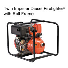 Twin Impeller Diesel Firefighter® with Roll Frame